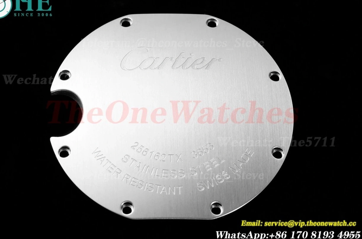 Quartz Cartier 33mm SS Ballon White SS AF Bleu De Dia 0214